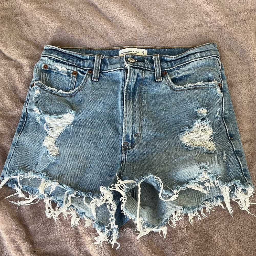 Abercrombie curve love high waisted mom jeans